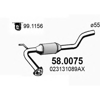 Zdjęcie Katalizator ASSO 580075