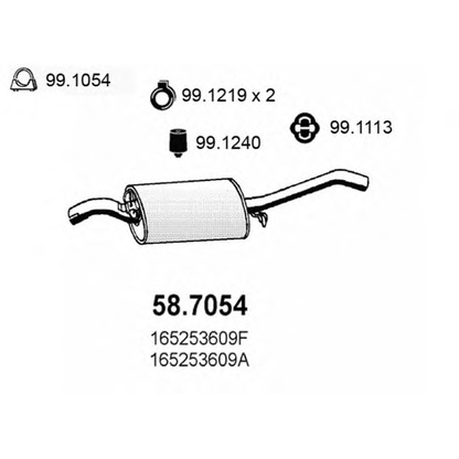 Photo End Silencer ASSO 587054