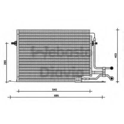 Photo Condenser, air conditioning WEBASTO 82D0225028A