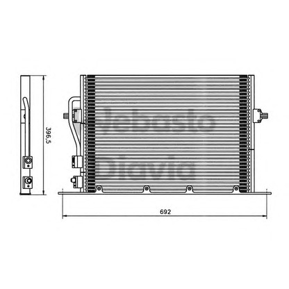 Photo Condenser, air conditioning WEBASTO 82D0225112A