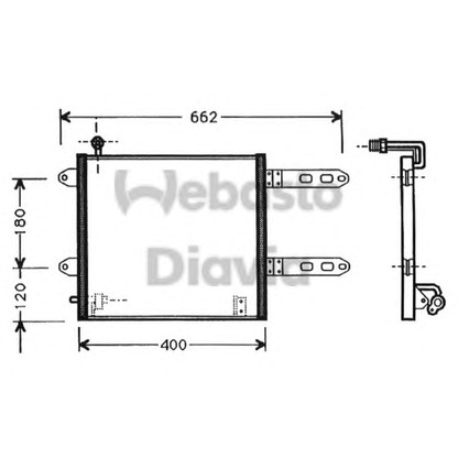 Foto Condensador, aire acondicionado WEBASTO 82D0225372A