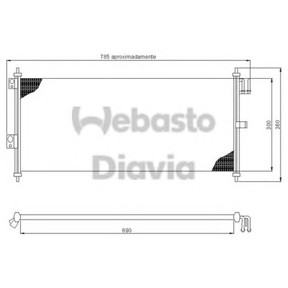 Foto Kondensator, Klimaanlage WEBASTO 82D0225476A