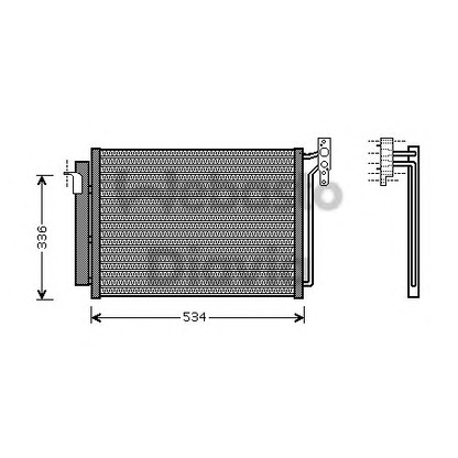 Foto Kondensator, Klimaanlage WEBASTO 82D0225485A