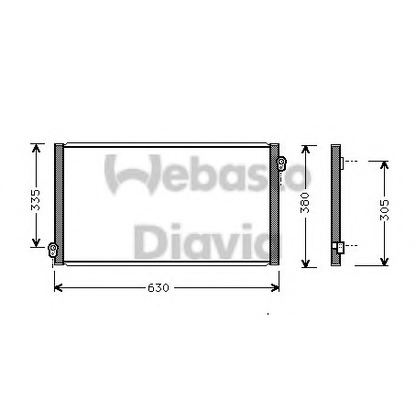 Foto Condensatore, Climatizzatore WEBASTO 82D0225497A