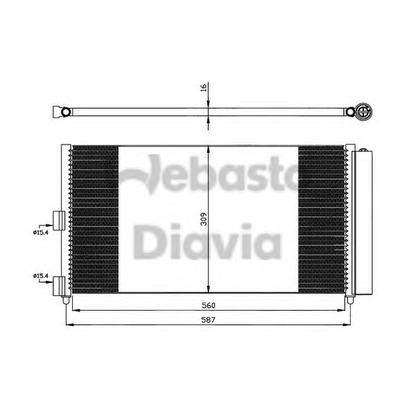 Foto Kondensator, Klimaanlage WEBASTO 82D0225501A