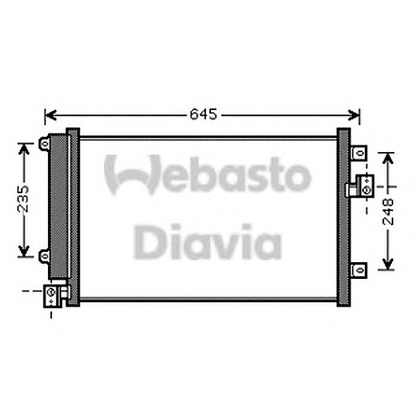 Foto Condensatore, Climatizzatore WEBASTO 82D0225518A