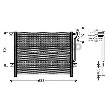 Foto Condensatore, Climatizzatore WEBASTO 82D0225547A