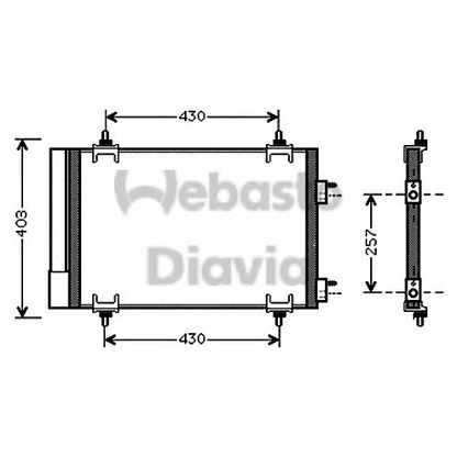 Foto Condensatore, Climatizzatore WEBASTO 82D0225549A