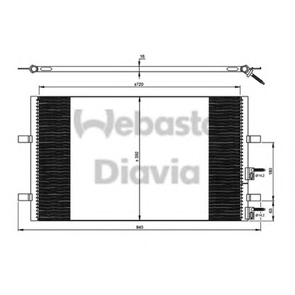Photo Condenser, air conditioning WEBASTO 82D0225640A