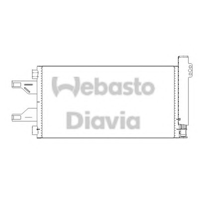 Foto Condensatore, Climatizzatore WEBASTO 82D0225676A