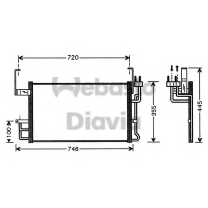 Foto Condensador, aire acondicionado WEBASTO 82D0226110MA