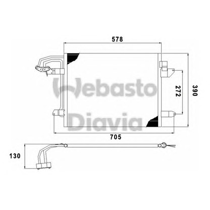 Foto Condensatore, Climatizzatore WEBASTO 82D0226191MA