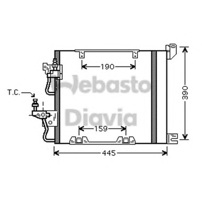 Foto Condensador, aire acondicionado WEBASTO 82D0226199MA