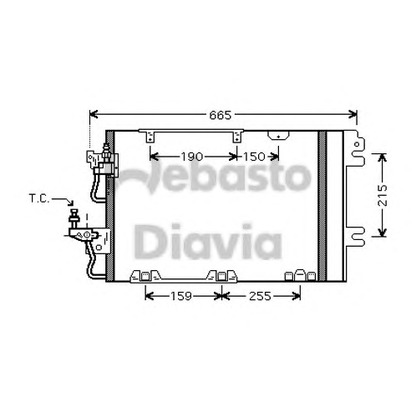 Photo Condenser, air conditioning WEBASTO 82D0226207MA