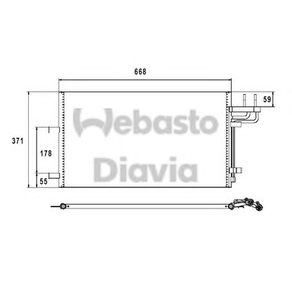 Foto Condensatore, Climatizzatore WEBASTO 82D0226210MA