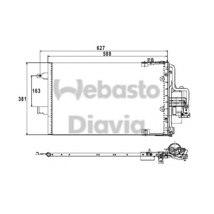 Фото Конденсатор, кондиционер WEBASTO 82D0226211MA