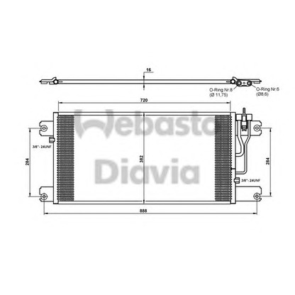 Foto Condensador, aire acondicionado WEBASTO 82D0226242MA