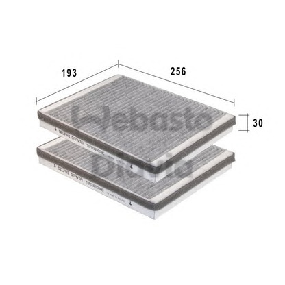 Photo Filter, interior air WEBASTO 82D0325038CA