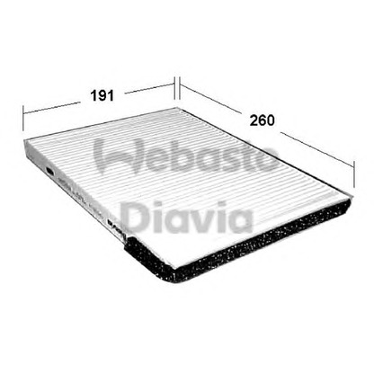 Photo Filter, interior air WEBASTO 82D0325114A