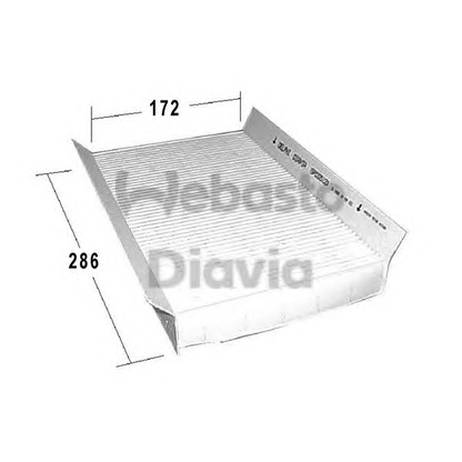 Photo Filter, interior air WEBASTO 82D0325123A