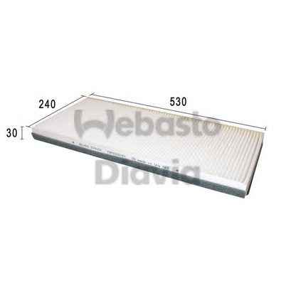 Foto Filtro, Aria abitacolo WEBASTO 82D0325161A