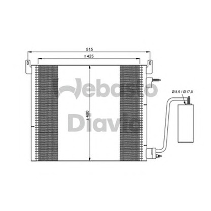 Foto Kondensator, Klimaanlage WEBASTO 82D0225688A