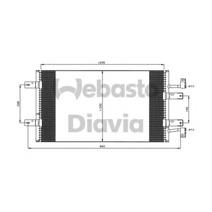 Photo Condenser, air conditioning WEBASTO 82D0226276MA