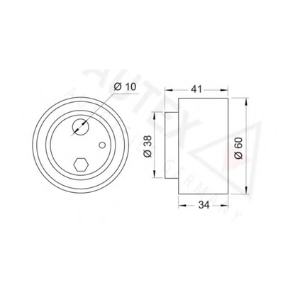 Foto Spannrolle, Zahnriemen AUTEX 642070