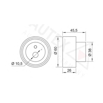 Foto Rullo tenditore, Cinghia dentata AUTEX 642065