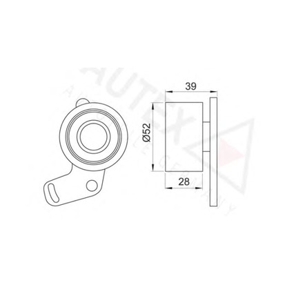 Foto Rullo tenditore, Cinghia dentata AUTEX 641666