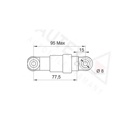 Foto Amortiguador vibraciones, correa poli V AUTEX 631178