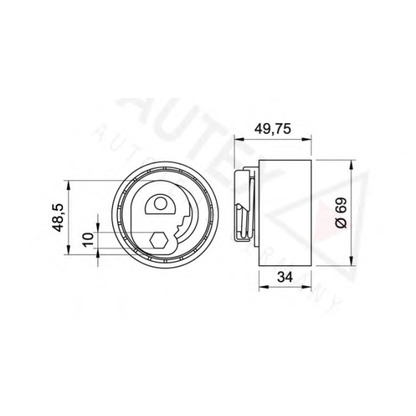 Foto Spannrolle, Zahnriemen AUTEX 641852