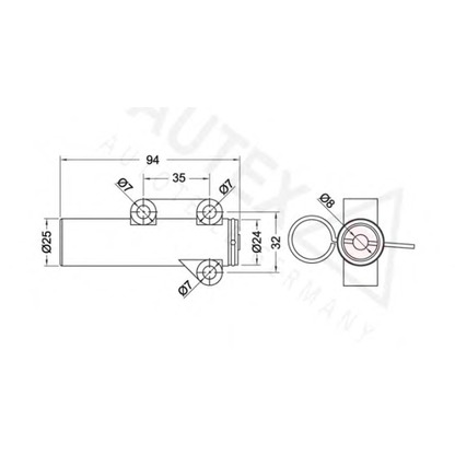 Photo Vibration Damper, timing belt AUTEX 631273