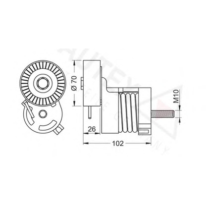 Foto Spannrolle, Keilrippenriemen AUTEX 654460