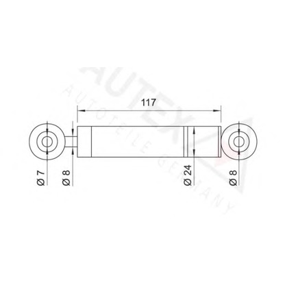 Foto Amortiguador vibraciones, correa poli V AUTEX 611019