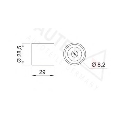 Foto Umlenk-/Führungsrolle, Zahnriemen AUTEX 651083