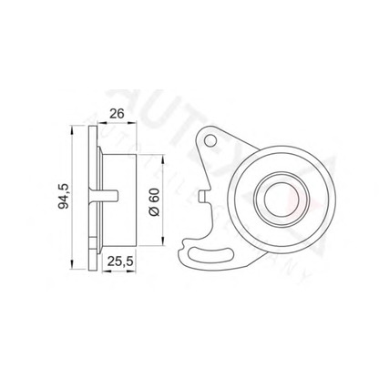 Foto Rullo tenditore, Cinghia dentata AUTEX 641196