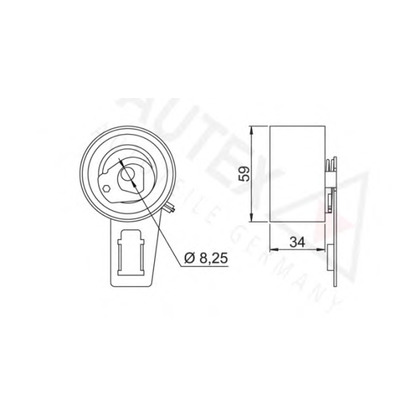 Foto Spannrolle, Zahnriemen AUTEX 641385