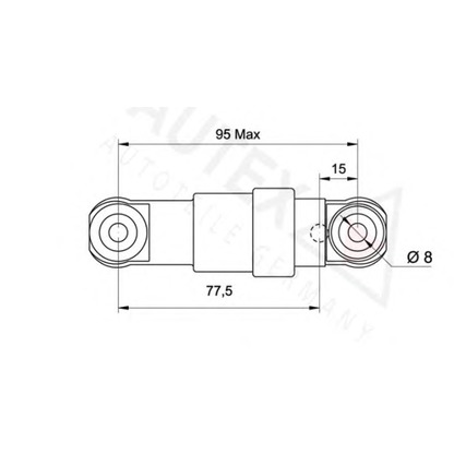 Foto Amortiguador vibraciones, correa poli V AUTEX 631489