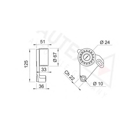 Foto Spannrolle, Zahnriemen AUTEX 641504