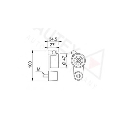 Foto Spannrolle, Zahnriemen AUTEX 641619