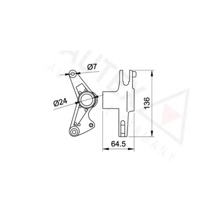 Foto Brazo tensor, correa poli V AUTEX 601698