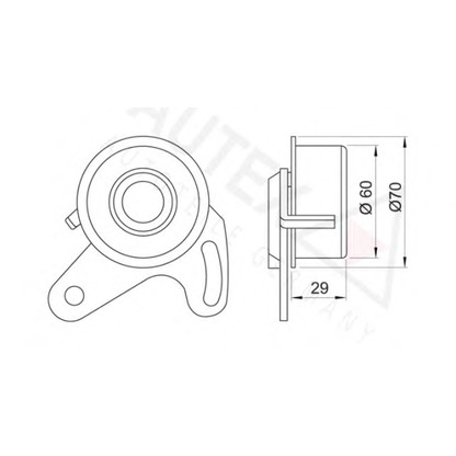 Foto Rullo tenditore, Cinghia dentata AUTEX 641728