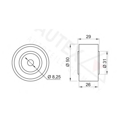 Foto Galoppino/Guidacinghia, Cinghia Poly-V AUTEX 651848