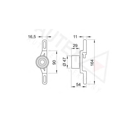 Foto Spannrolle, Zahnriemen AUTEX 641790