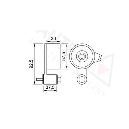 Foto Spannrolle, Zahnriemen AUTEX 641826