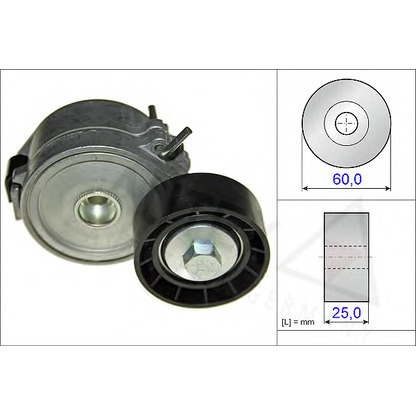 Foto Tensor de correa, correa poli V AUTEX 654678