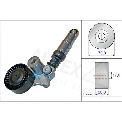 Foto Brazo tensor, correa poli V AUTEX 654848