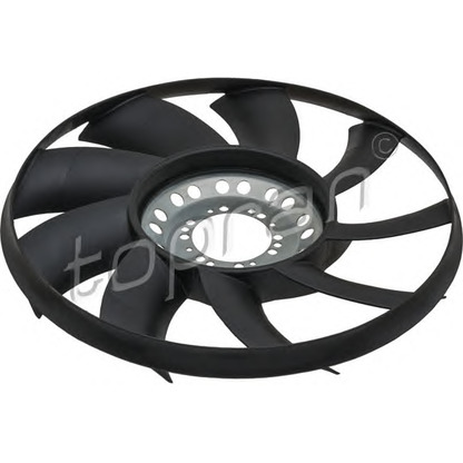 Photo Fan Wheel, engine cooling TOPRAN 501853