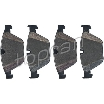 Photo Brake Pad Set, disc brake TOPRAN 501715